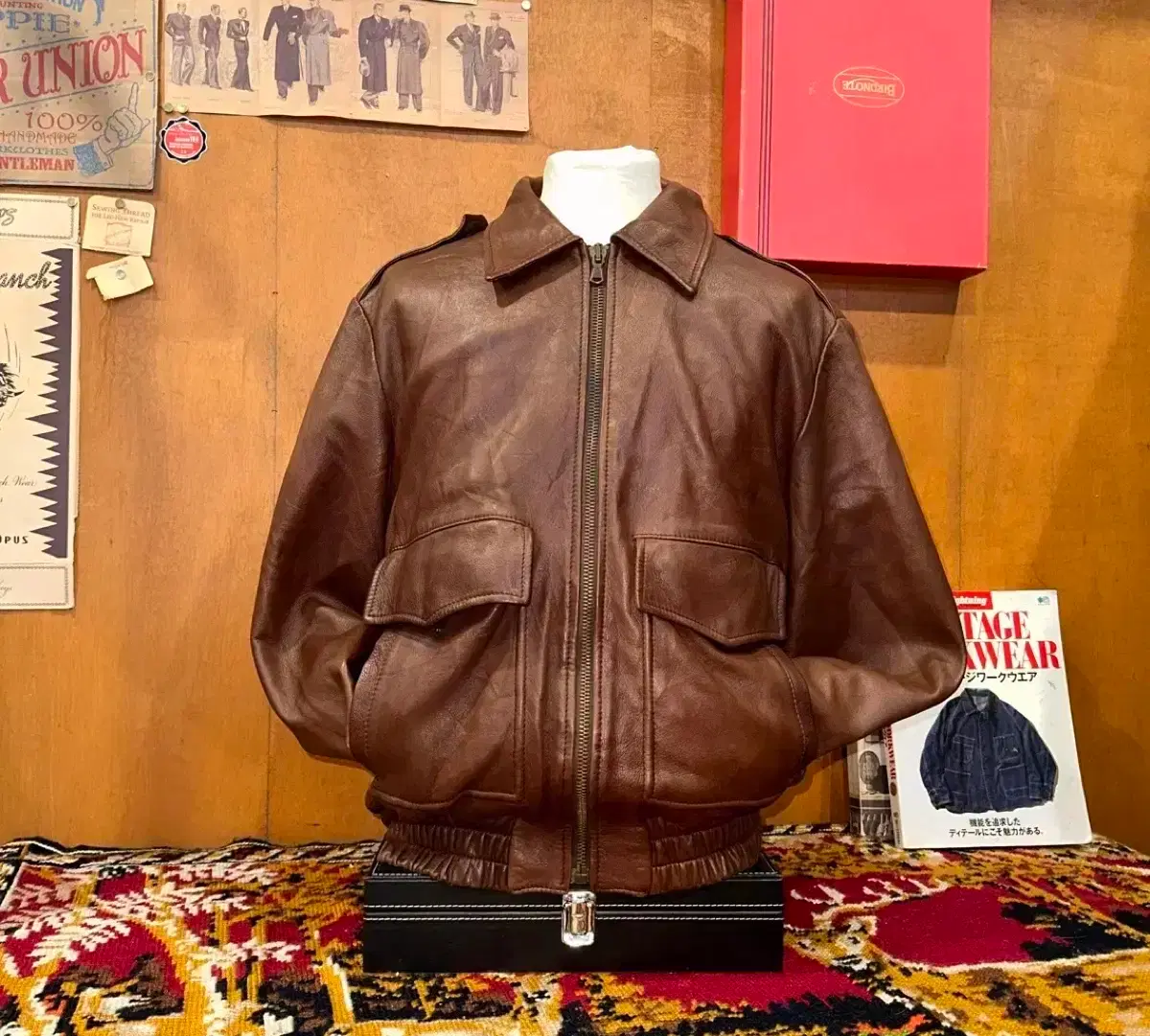 25aw a.presse Vintage G-8 Flight Jacket A.PRESSE / Vintage Silk